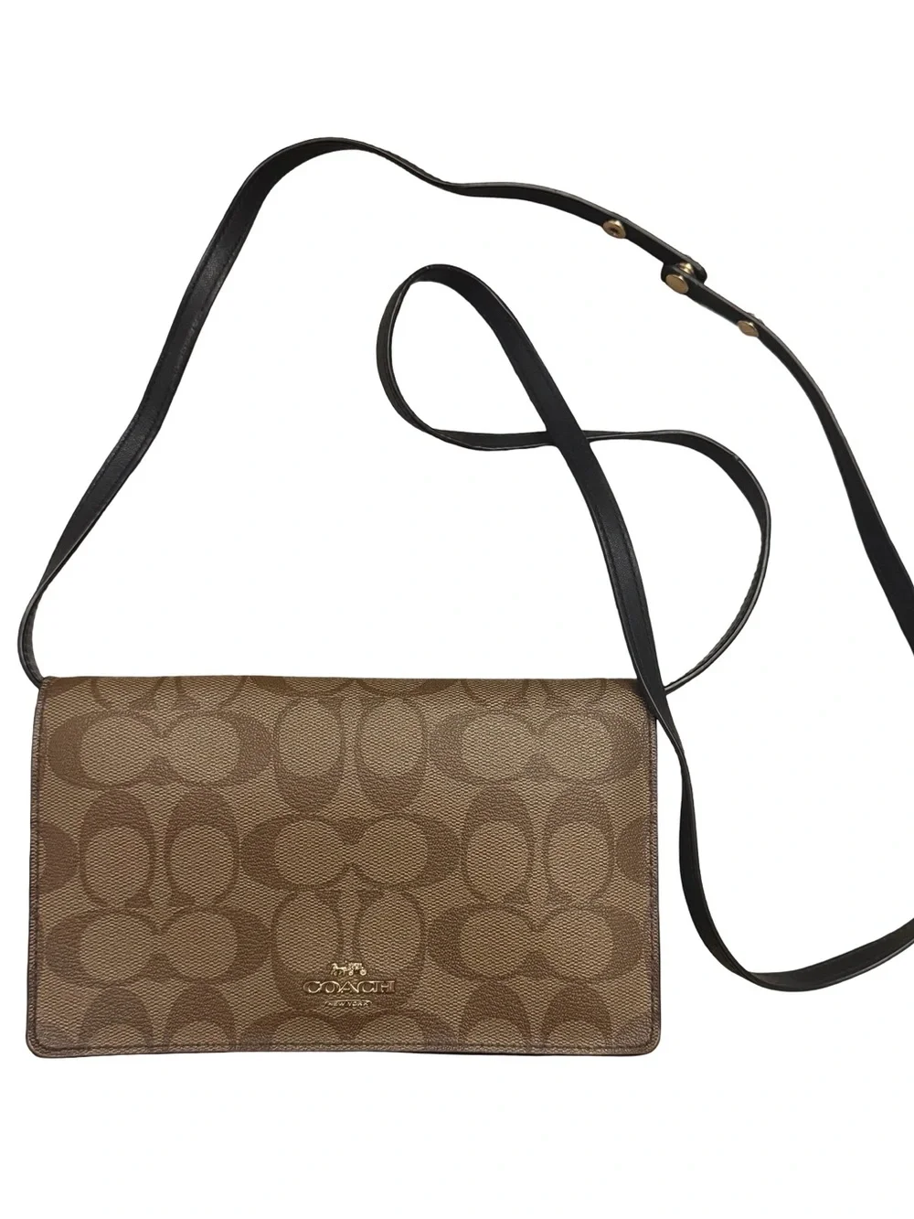 COACH Women's Anna Foldover Crossbody Clutch
